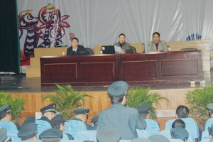 溫州國泰保安服務有限公司召開金融保安隊伍安全工作會議